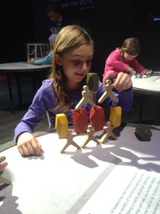 Neko having some fun at the Telus Spark Science Centre last spring.